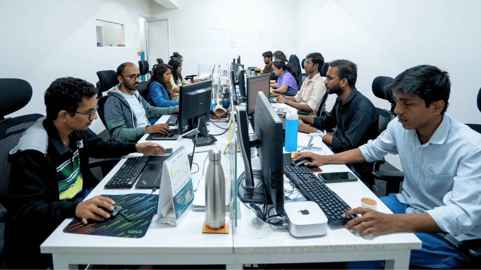 Team moments at Sripada Studios